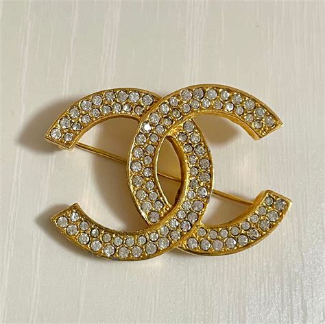 chanel badge pin|Chanel pins for sale.